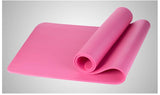 Injury Resistant Extra-Thick (up to 15mm) Non-Slip Home Fitness And Exercise Mat Fitness & Bodybuilding Wiio Pink 183x61x10mm 