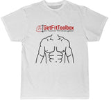 Men's Muscle Short Sleeve Tee - GetFitToolbox Get Fit Toolbox Small White 