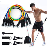 Muscle-Building Resistance Band Fitness Set (150 lb Set) Fitness & Bodybuilding Wiio 