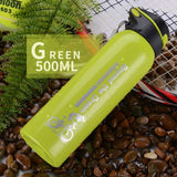 Ice-Cold Fresh Water Bottle Made Of Insulating Double Wall Stainless Steel (500 ml) Get Fit Toolbox green 